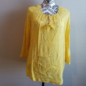 Yellow Merona Blouse